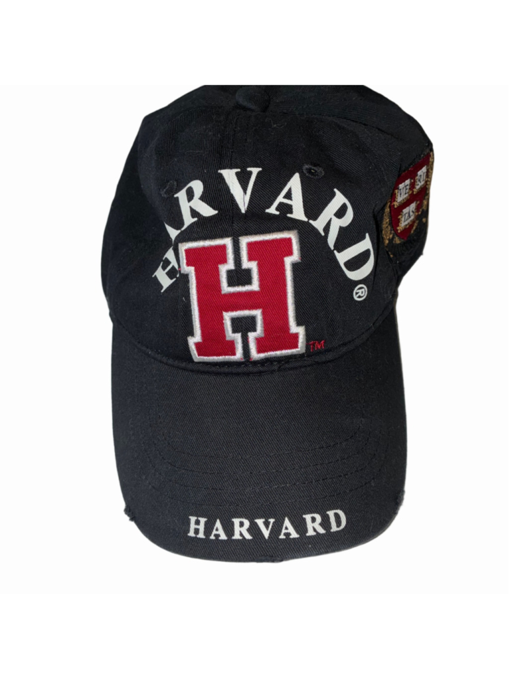 Men's Robin Ruth Harvard Baseball Hat One Size Black and Red